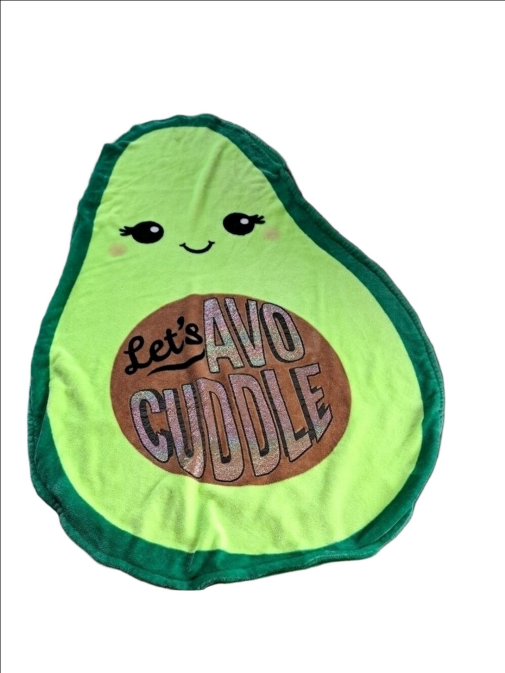 𝅺JUSTICE LET'S AVO CUDDLE fleece snuggle throw sleep sack Avocado Teens Tweens